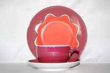Kaffeegedeck Kaffeetasse 3tlg. Solid Color Melanie E. Bordeaux  Dibbern