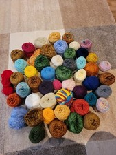 Wolle Wollpaket zum Stricken, Häkeln, Basteln Reste Hobby ca 1,6 kg