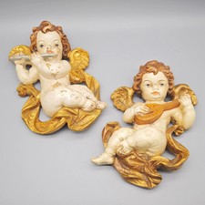 Engel Putten musizierend Holz