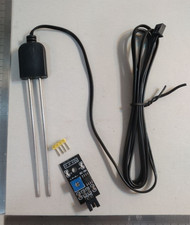 Bodenfeuchtesensor Set Edelstahlelektroden 1 Meter Kabel Feuchtigkeit Erdreich