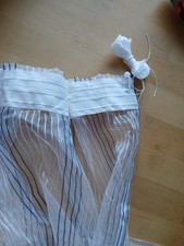 Gardinen Stores,  Blau, B 350 X H 233 cm, 3 Faltenband mit Röllchen