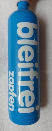 Bleifrei zapfen flasche blau - bleifrei,