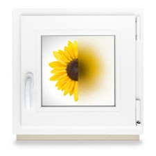 Fenster Kunststoff Milchglas