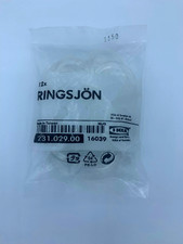 12 x Ikea Ringsjön Duschvorhangringe Duschvorhang Haken Gardinenhaken Ringe NEU