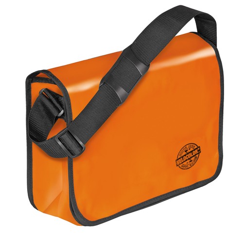 Collegetasche orange aus lkw - orange,