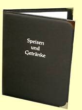 hochwertige RH-Speisekarten-Menu-Mappen A4 Silberecken Made in Germany