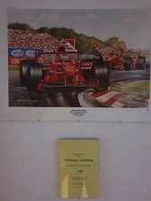 Kunstdruck H.J.Wagner handsigniert limitiert Michael Schumacher 60x80 Zertifikat