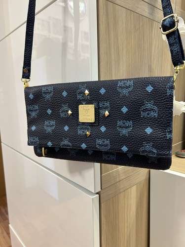 Mcm leder crossbody wallet bag - leder,