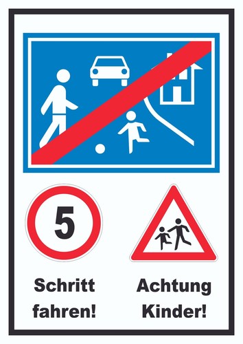 Spielstr schrittfahren achtung - spielstr,