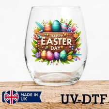 Holz Ostern Schild 8 Stück UV