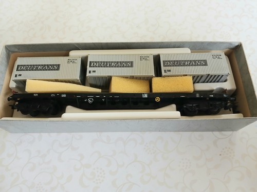 Piko flachwagen mit container - flachwagen,
