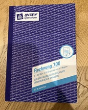 Avery Zweckform 700 Rechnung A5 3x50 Blatt Rechnungsblock Neuwertig