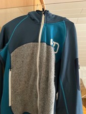 Ortovox fleece plus hoodie, Herren, Grösse S, blau,Merino