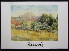Il Mont Sainte Victoire 1889 ( Renoir ), Kunstdruck 50 x 70 cm