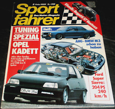 Sportfahrer 02/86 Kadett-Tuning:Mantzel-Kadett GSi,AHG-BMW M3,Ford Sierra RS Cos