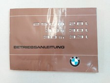 BMW 2500 2.8 L 3.0 S 3.0 L 3.0 Si 3.3 L  Betriebsanleitung Handbuch E3 - 01.1975