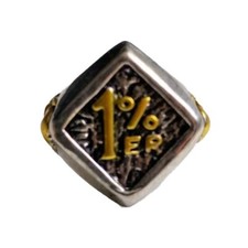 Hells Angels Bandidos Biker 1% Motorcycle Harley Davidson Herren Ring  Gr. 10