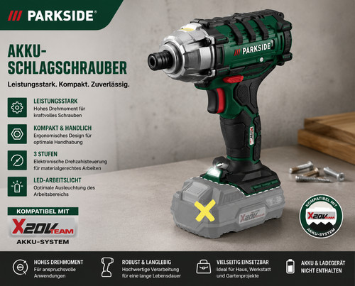Parkside akku - 20,