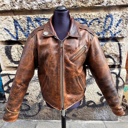 Herren biker geltert braun