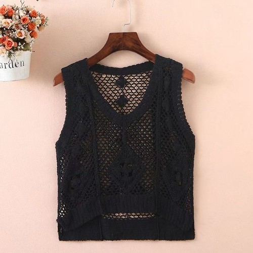 Damen gestrickt weste - gestrickt,