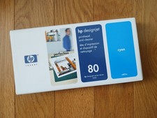 2012 GENUINE HP #80 CYAN