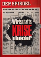 Der Spiegel 22. August 1966 Nr. 35 -60 Geburtstag "Wirtschaftskrise in Deutschl"
