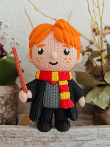 Ron weasley figur knitted - ron, 3d