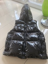 DUVETICA DAUNENJACKE 34/36 IT40 ALLBLACK FULL ZIP