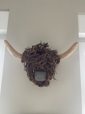 Holzdeko Kuh Hochlandkuh Cow