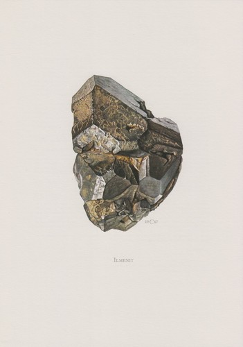 Ilmenit titaneisen - ilmenit,