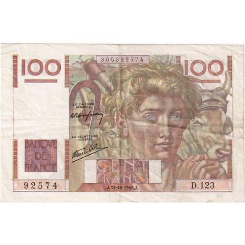 Frankreich 100 francs jeune - francs,,