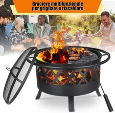 Feuerschale mit funkenschutz - feuerschale,
