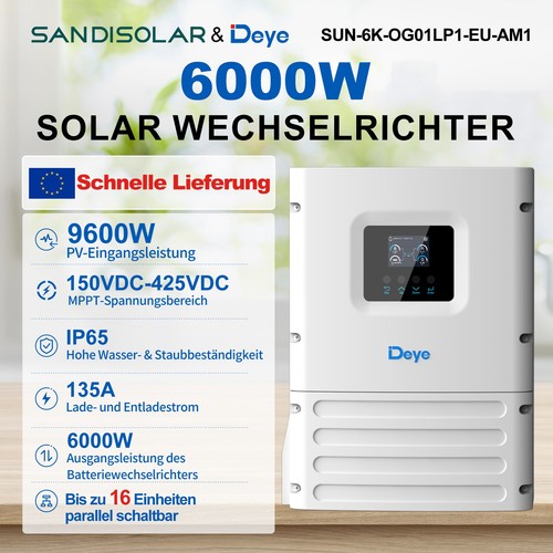 Deye 6kw solar hybrid - 6kw,