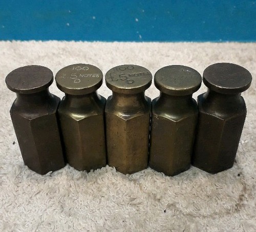 5xvintage messing 100 - messing, £5