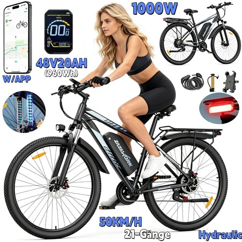 Zoll elektrofahrrad 1000w - 29,