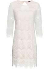 Kleid aus Spitze Gr. 38 Weiß