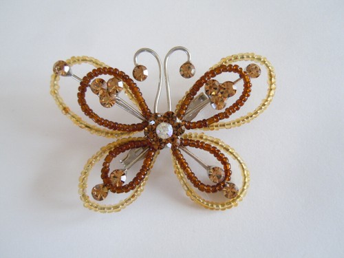 Metall brosche schmetterling - brosche,