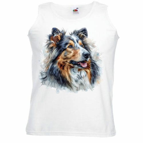 Tank top langhaarcollie - tank,