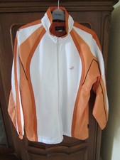 Damen Sportswear Jacke LINEA PRIMERO Gr. 40 Farbe orange mit weiß
