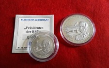 2x Gedenkprägungen R.Herzog
