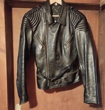 Vintage Rocker/Biker - Top Lederjacke von Krawehl - wie neu - einmal kurz getrag