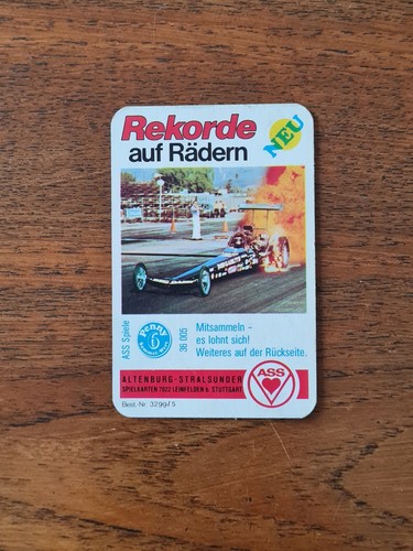 Quartett rennwagen rekorde - rennwagen,,