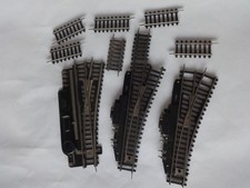 H0 Piko 3 rechte Weichen und Schienen