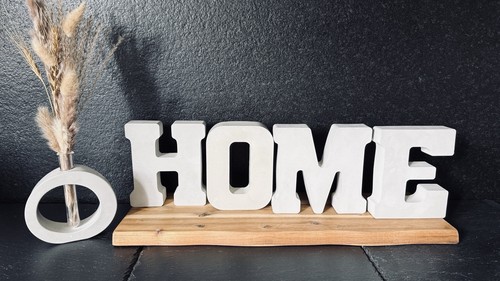Buchstaben home schriftzug - *home*,