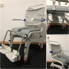 Aqatec Ocean XL Dusch- und Toilettenstuhl Toilettenrollstuhl inkl. Eimer TOP