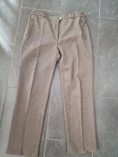 Damen Hose braun kariert von Creation Atelier