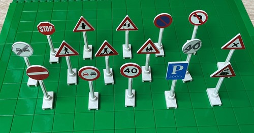 Lego schild verkehrsschild - lego,
