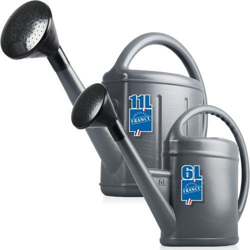 Gießkanne 11l grau - 6l+11l,