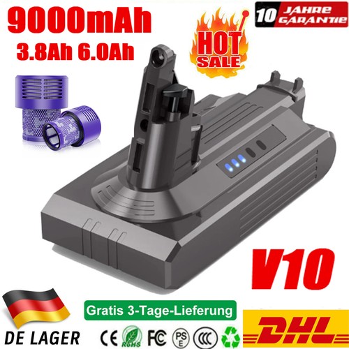 9000mah akku für - dyson, v10