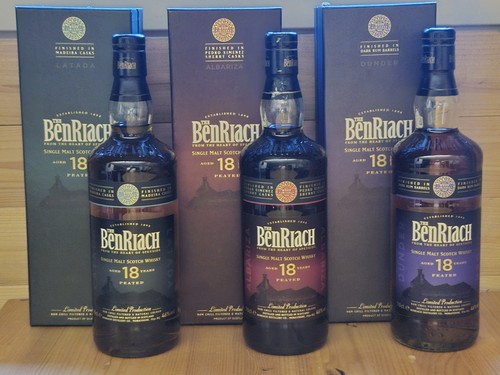 Benriach jahre - 3x,